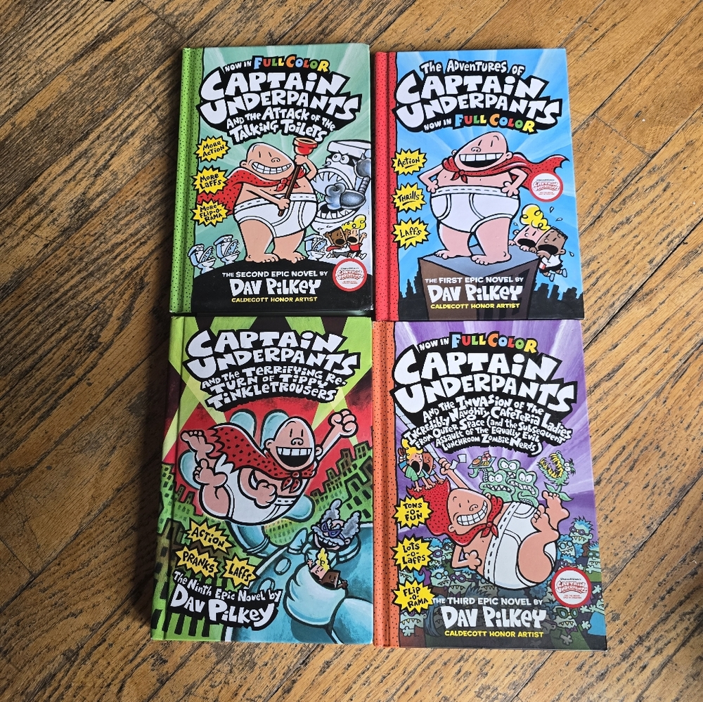 Captain Underpants Full Color Book Set